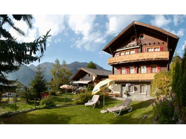 Chalet Heimetli Grachen Bagian luar foto