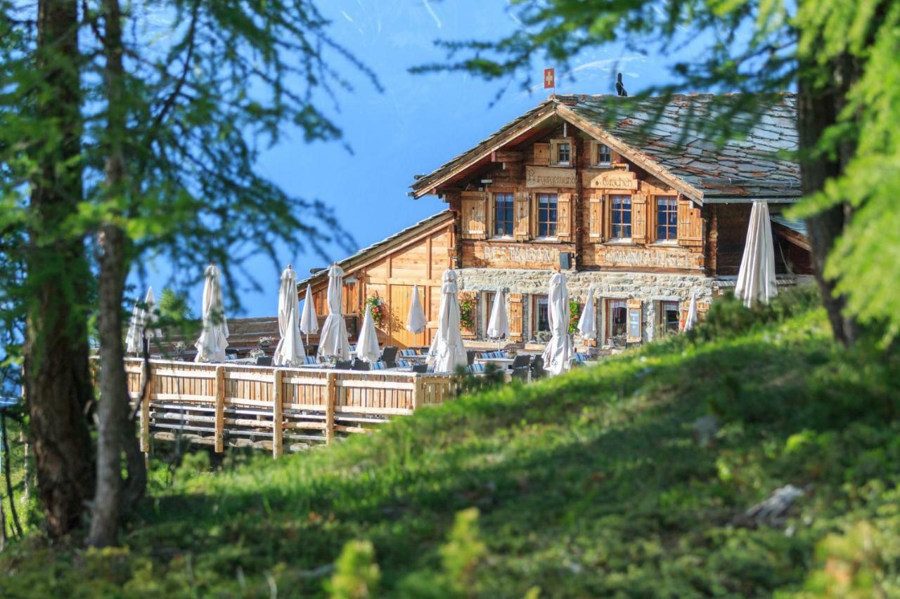 Chalet Heimetli Grachen Bagian luar foto