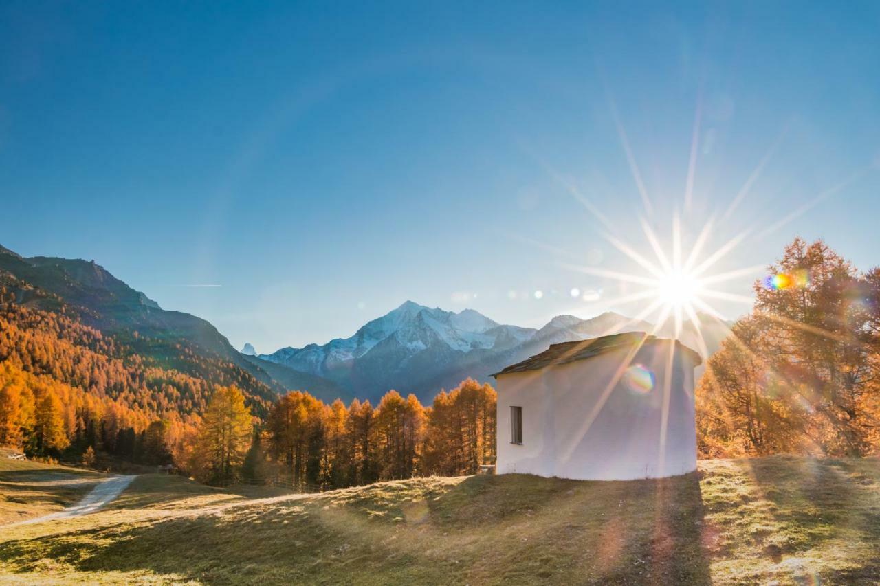 Chalet Heimetli Grachen Bagian luar foto