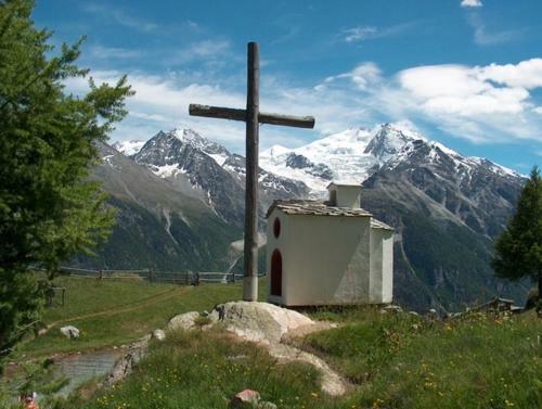 Chalet Heimetli Grachen Bagian luar foto