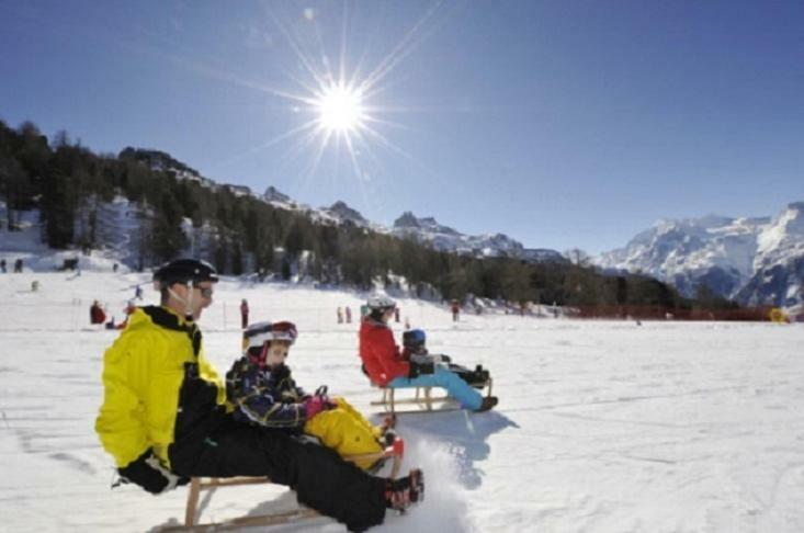 Chalet Heimetli Grachen Bagian luar foto